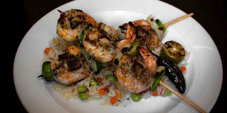 Churrascos of Grilled Shrimp